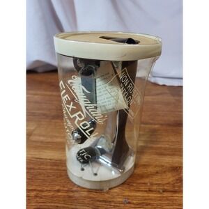 Vtg. Vaughn Flex Roll Automatic Wall Can Opener in Original Package Black